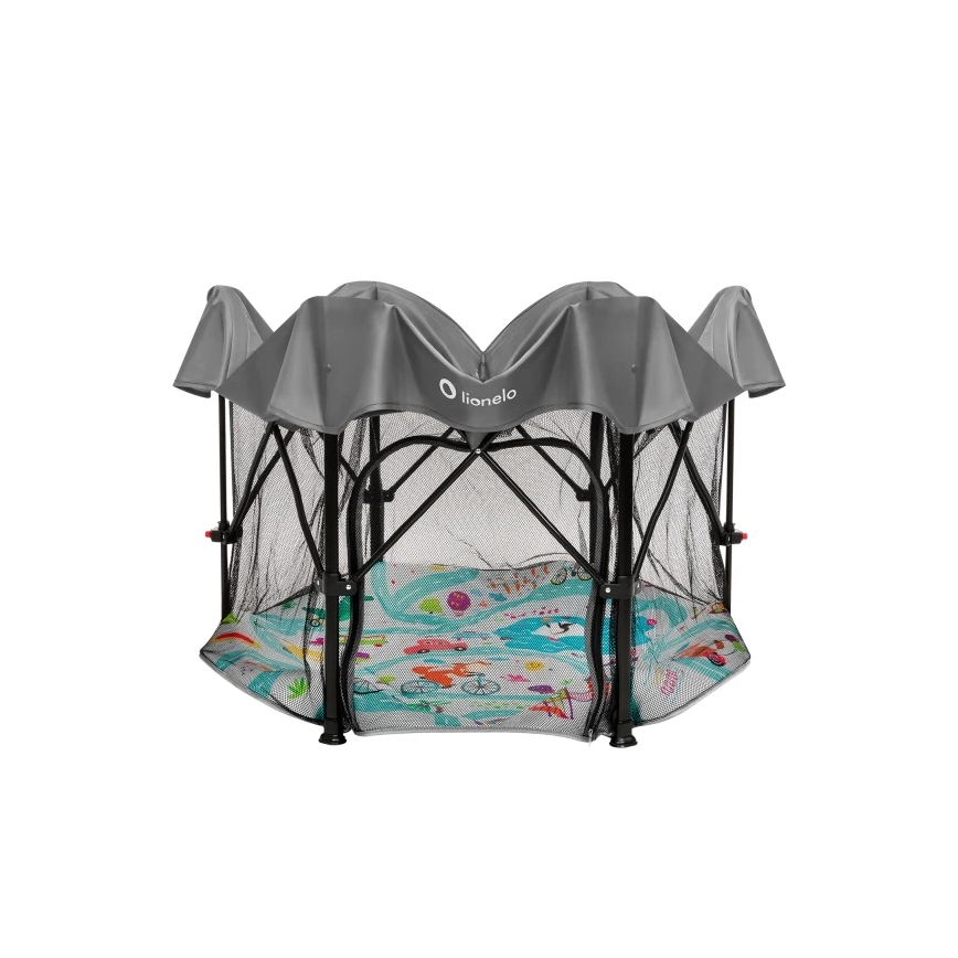 Lionelo - Parque de Atividades ROEL PLUS Cinzento Multicolorido