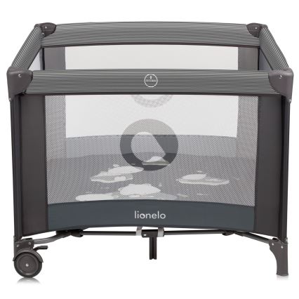 Lionelo - Parque de brincar BONNIE Cinzento Escandinavo