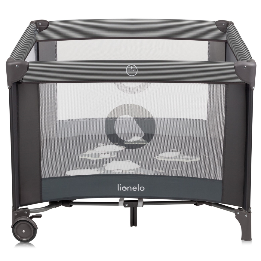 Lionelo - Parque de brincar BONNIE Cinzento Escandinavo