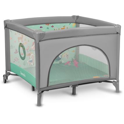 Lionelo - Parque de Brincar MILLE Cinzento e Verde