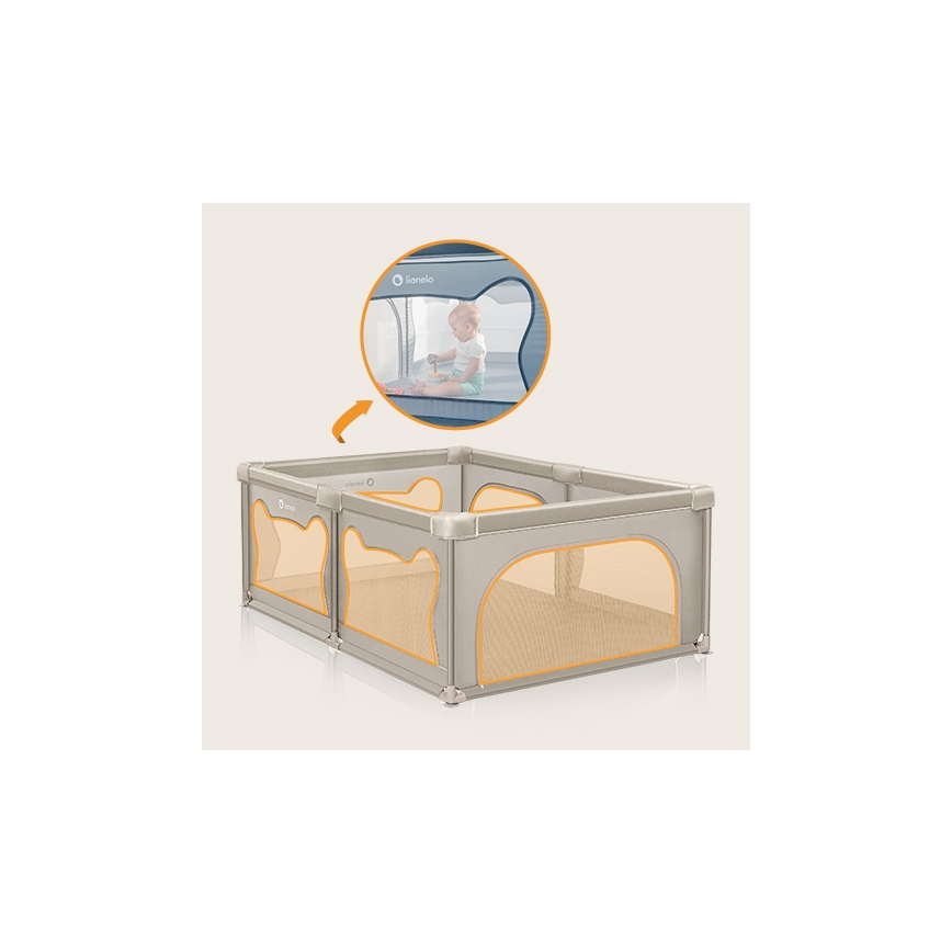 Lionelo - Parque de juegos WILLOW beige