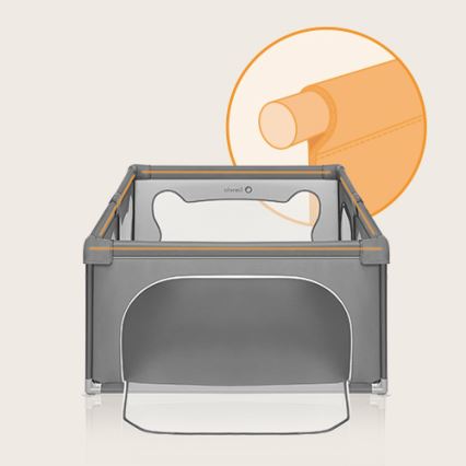 Lionelo - Parque infantil WILLOW cinzento