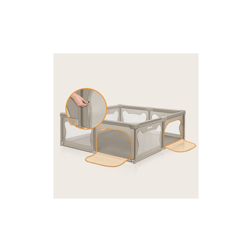 Lionelo - Parque infantil WILLOW XL bege