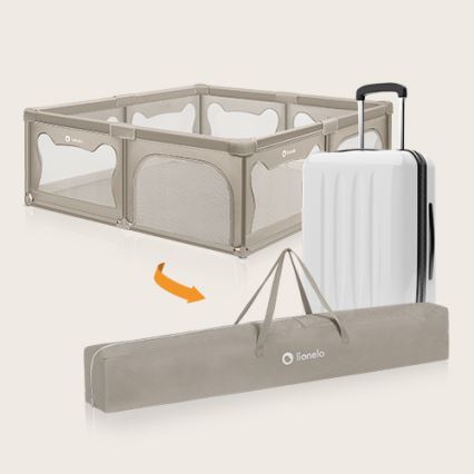 Lionelo - Parque infantil WILLOW XL bege