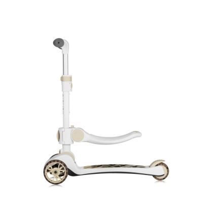 Lionelo - Patinete infantil 2 em 1 FRANKY branco/bege
