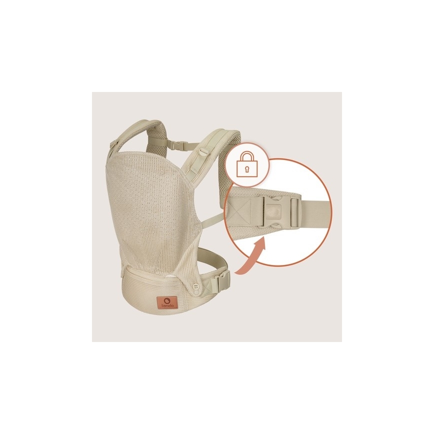 Lionelo - Porta-bebés MARGAREET Air Bege