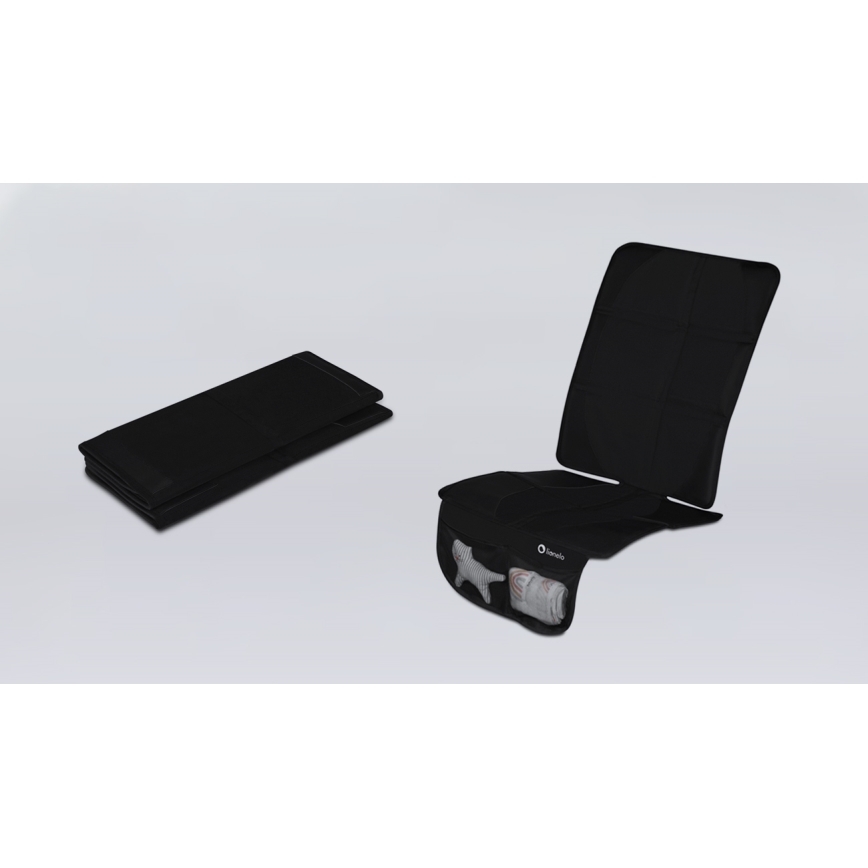 Lionelo - Protetor de assento automóvel SIKKER Black Carbon