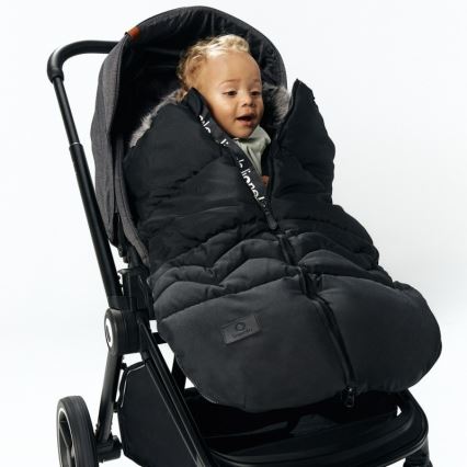Lionelo - Saco para carrinho infantil FRODE Black Carbon