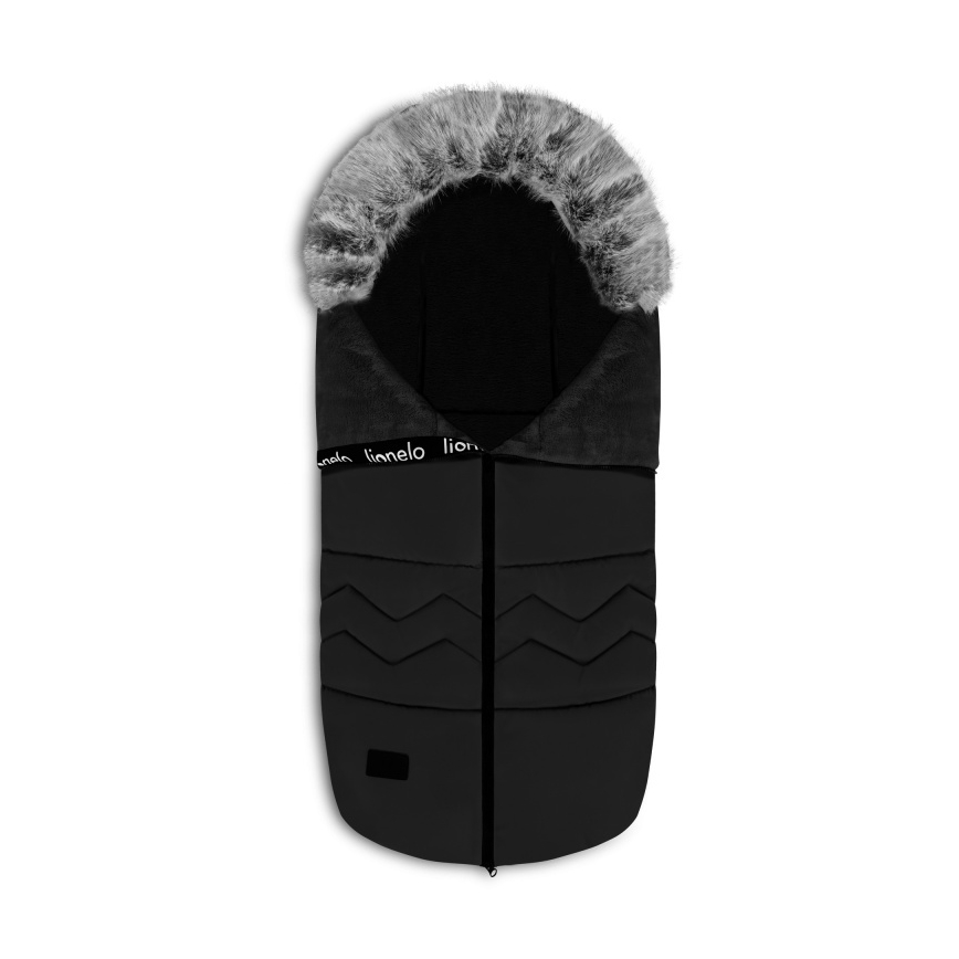 Lionelo - Saco para carrinho infantil FRODE Black Carbon