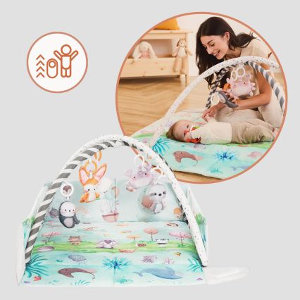 Lionelo - Tapete de atividades para bebé ANIKA Natural