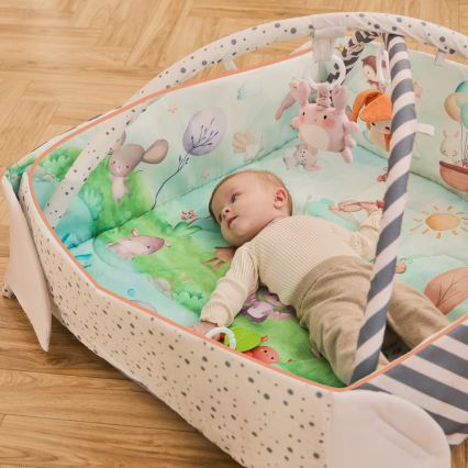 Lionelo - Tapete de atividades para bebé ANIKA Natural