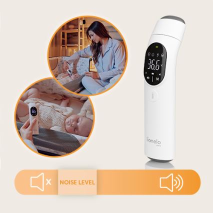 Lionelo - Termómetro infravermelho FEVERSCAN 2xAAA