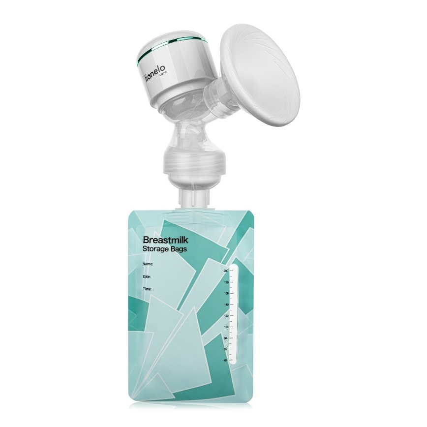 Lionelo - Bomba elétrica recarregável para extração de leite materno FIDI PLUS 5V 1200 mAh 180 ml