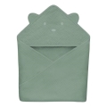 Lionelo - Toalha de Banho Infantil com Capuz em Muselina Green Forest