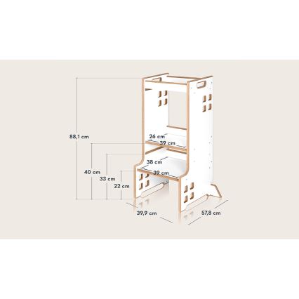 Lionelo - Torre de Aprendizagem CASS White