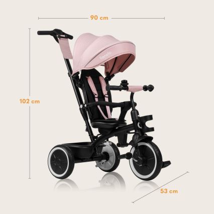 Lionelo - Triciclo infantil BERRY Rosa Pink