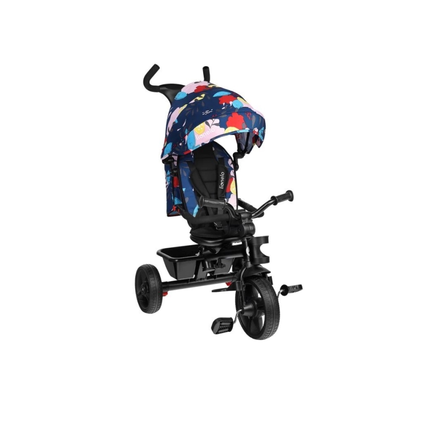 Lionelo - Triciclo infantil HAARI preto/multicolor
