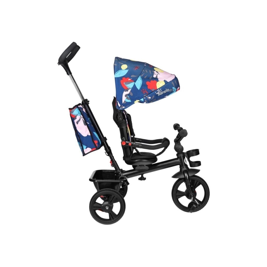 Lionelo - Triciclo infantil HAARI preto/multicolor