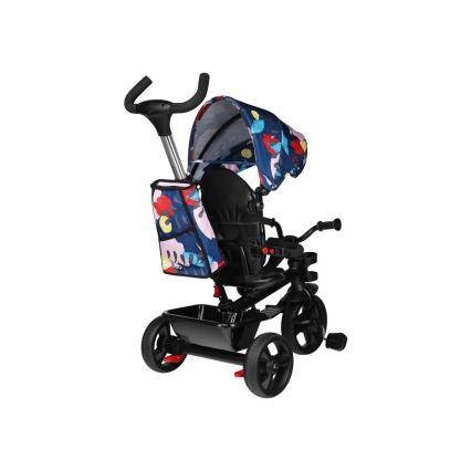 Lionelo - Triciclo infantil HAARI preto/multicolor