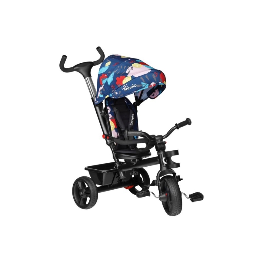 Lionelo - Triciclo infantil HAARI preto/multicolor
