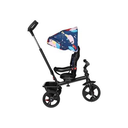 Lionelo - Triciclo infantil HAARI preto/multicolorido