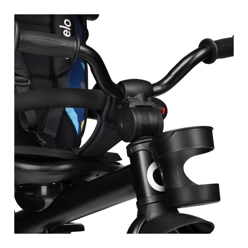 Lionelo - Triciclo infantil HAARI preto/multicolorido