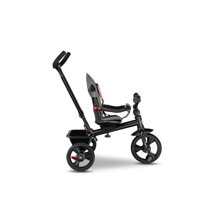 Lionelo - Triciclo infantil HAARI rosa/cinza