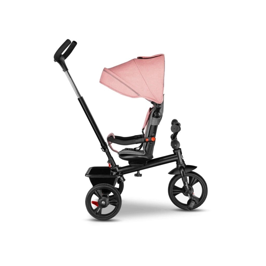 Lionelo - Triciclo infantil HAARI rosa/cinzento