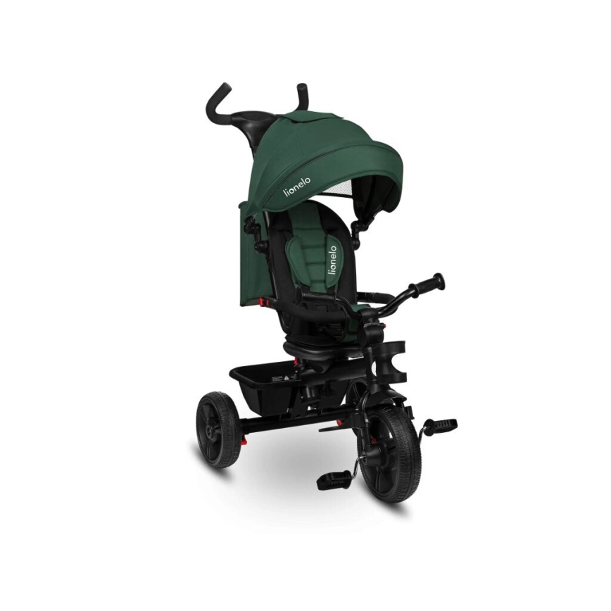 Lionelo - Triciclo infantil HAARI verde/preto