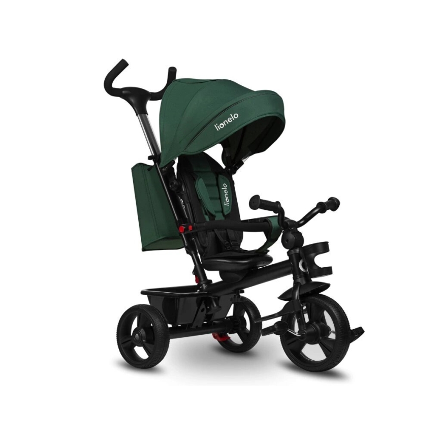 Lionelo - Triciclo infantil HAARI verde/preto