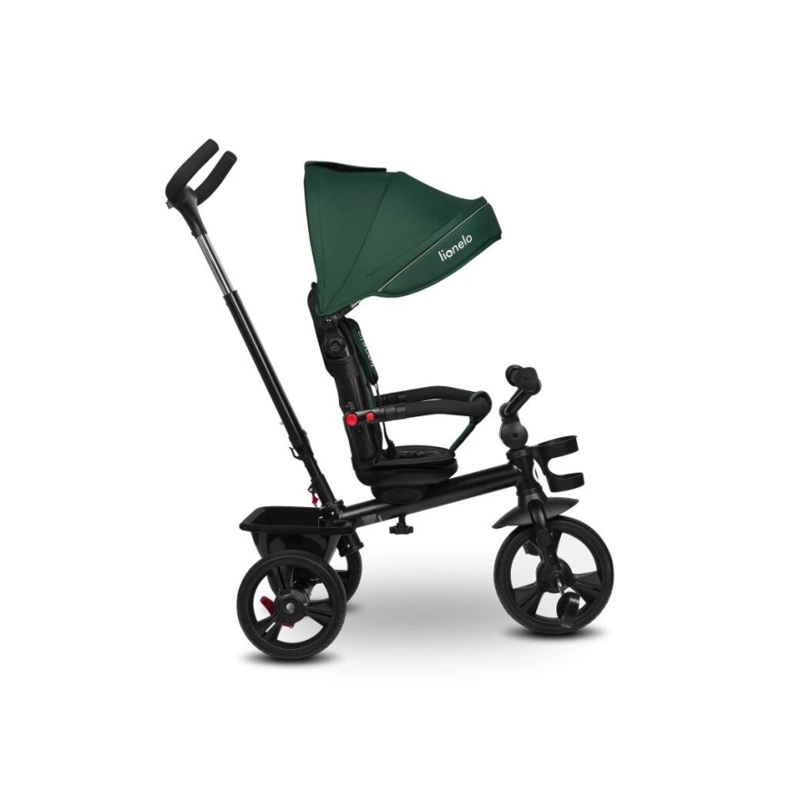 Lionelo - Triciclo infantil HAARI verde/preto