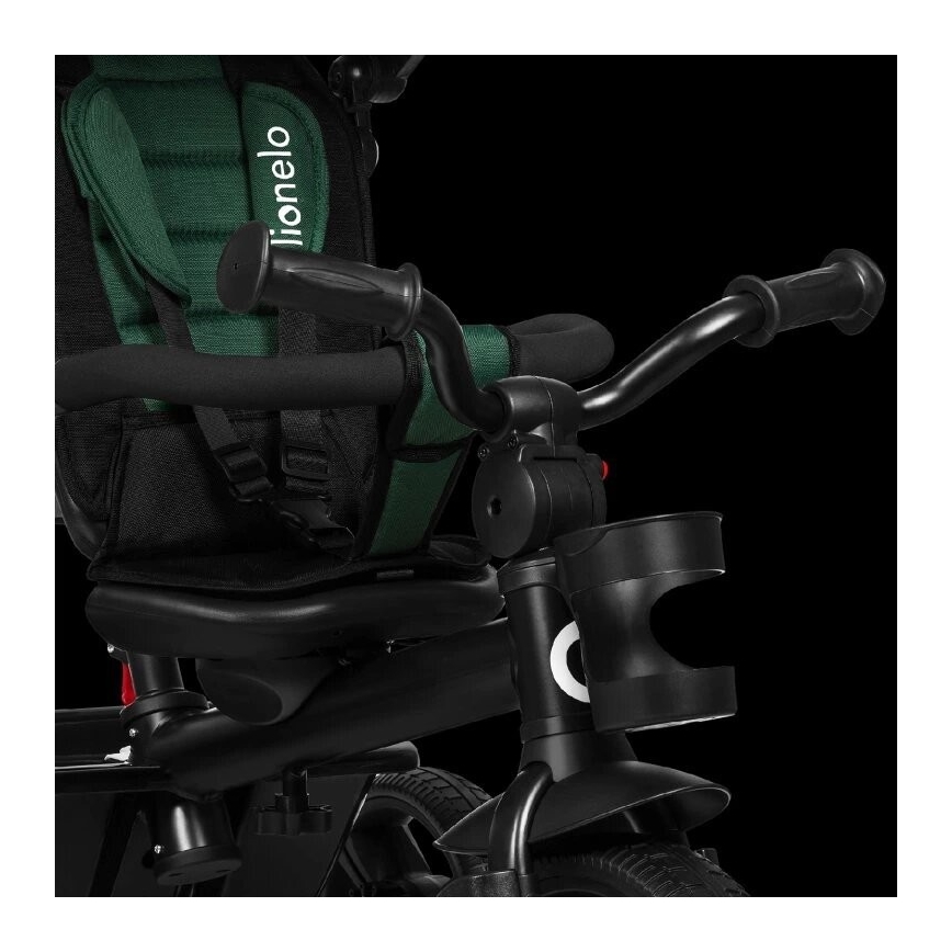 Lionelo - Triciclo infantil HAARI verde/preto