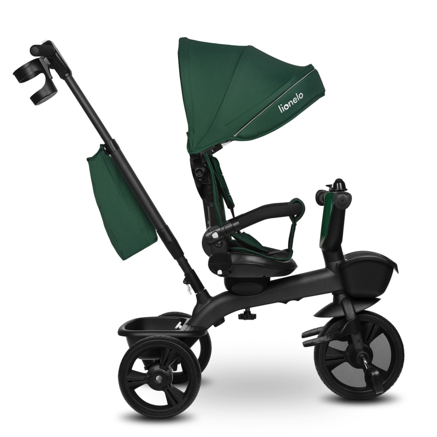 Lionelo - Triciclo infantil KORI Green Emerald