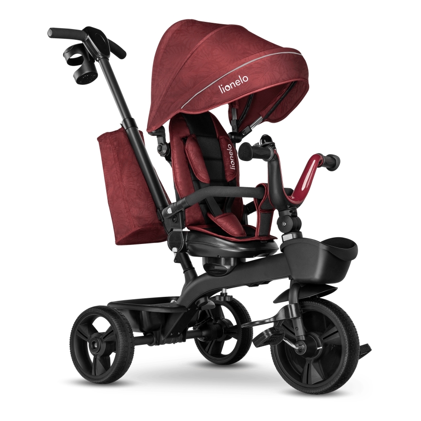 Lionelo - Triciclo infantil KORI Vermelho Bordô