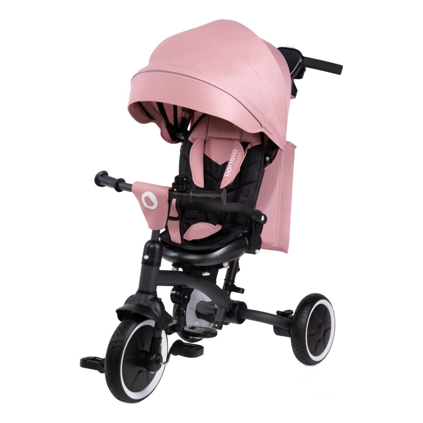 Lionelo - Triciclo infantil TRIS PLUS Pink Rose