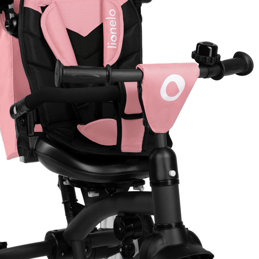 Lionelo - Triciclo infantil TRIS PLUS Pink Rose