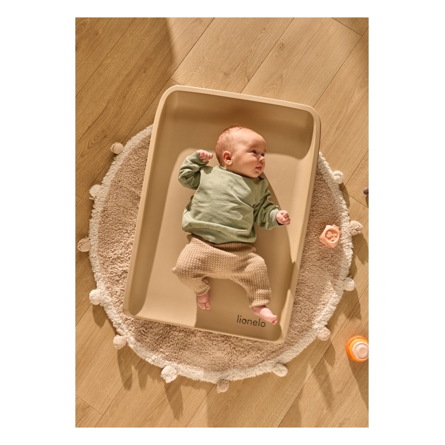 Lionelo - Trocador de fraldas MEGS 49x70 cm Bege Areia