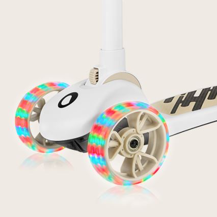 Lionelo - Trotinete infantil 2 em 1 FRANKY branco/bege