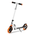 Lionelo - Trotinete infantil LUCA branco/laranja