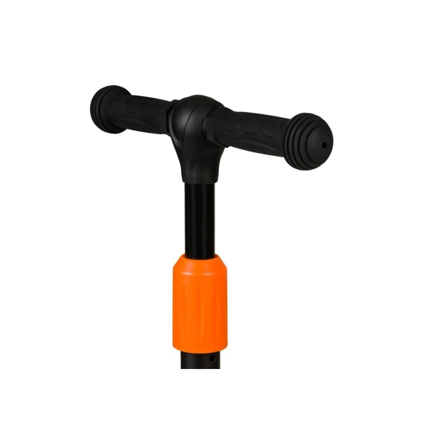 Lionelo - Trotinete infantil TIMMY 3xAA laranja/preta