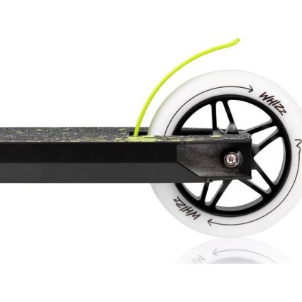 Lionelo - Trotinete infantil WHIZZ preta/branca/amarela