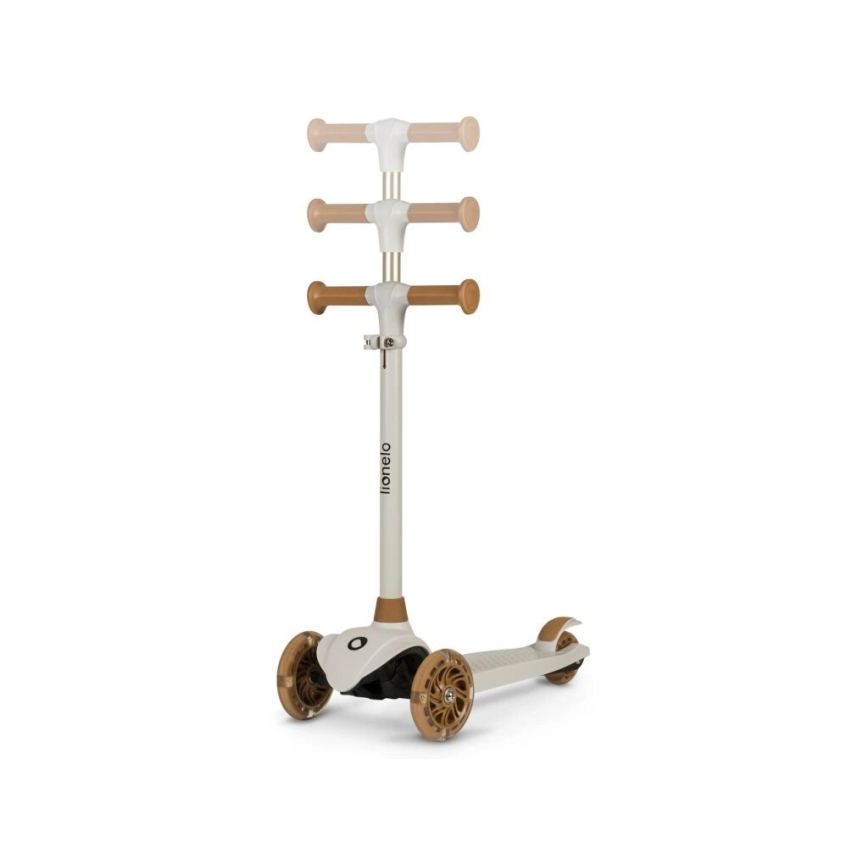 Lionelo - Trotinete para crianças JESSY 3xAA bege