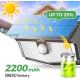 Litom - CONJUNTO 2x Iluminação de parede solar LED com sensor LED/3,7V IP67
