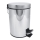 Lixeira 17 x 25,5 cm, aço inoxidável/prateada