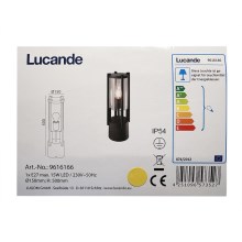 Lucande - Candeeiro exterior BRIENNE 1xE27/15W/230V IP54