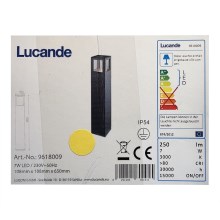 Lucande - Candeeiro exterior LED NICOLA LED/7W/230V IP54