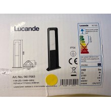 Lucande - Candeeiro exterior LED SECUNDA LED/11W/230V IP54