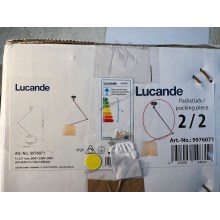 Lucande - Candelabro suspenso JOLLA 1xE27/60W/230V