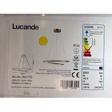 Lucande - Candelabro suspenso LED com regulação MIRASU LED/58W/230V