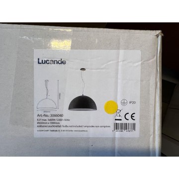 Lucande - Candelabro suspenso MALEO 1xE27/60W/230V